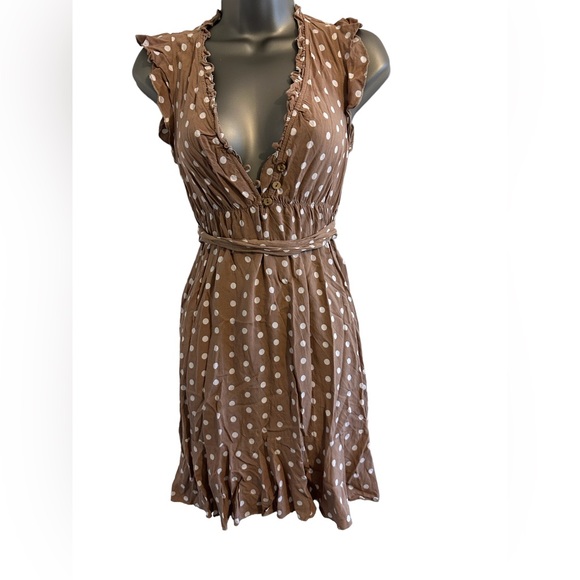 SOLD (elswhere) Stella Morgan Size 8 Polka dot mini summer dress - Picture 3 of 9